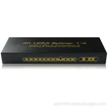 HDMI splitter 1x4 with with audio output